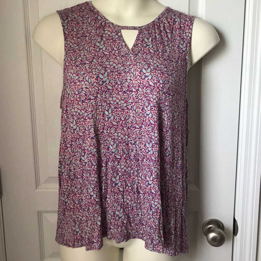 ModCloth All For A Good Cosmopolitan Floral Tank